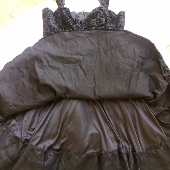 Nightmare Before Christmas Jack Skellington Black Velvet Dress - Picture 13 of 15